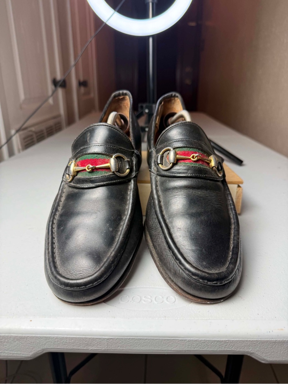 Vintage Gucci Early Tom Ford Era Horsebit Loafers Shoes see measurements - Picture 3 of 16
